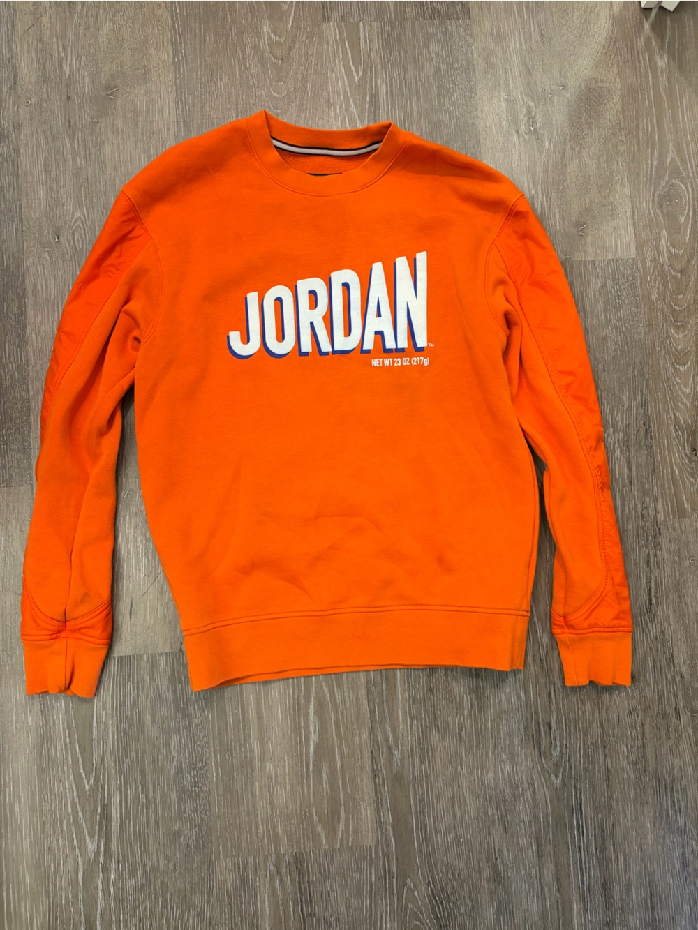 Jordan Men's Orange Crewneck Sweatshirt
